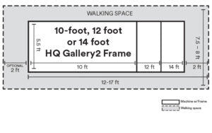 HANDI QUILTER - Infinity with 10ft Gallery2 Frame