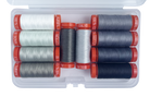 AURIFIL - TULA PINK - Graywork Thread Collection - 10 Small Spools (TP50GW10)