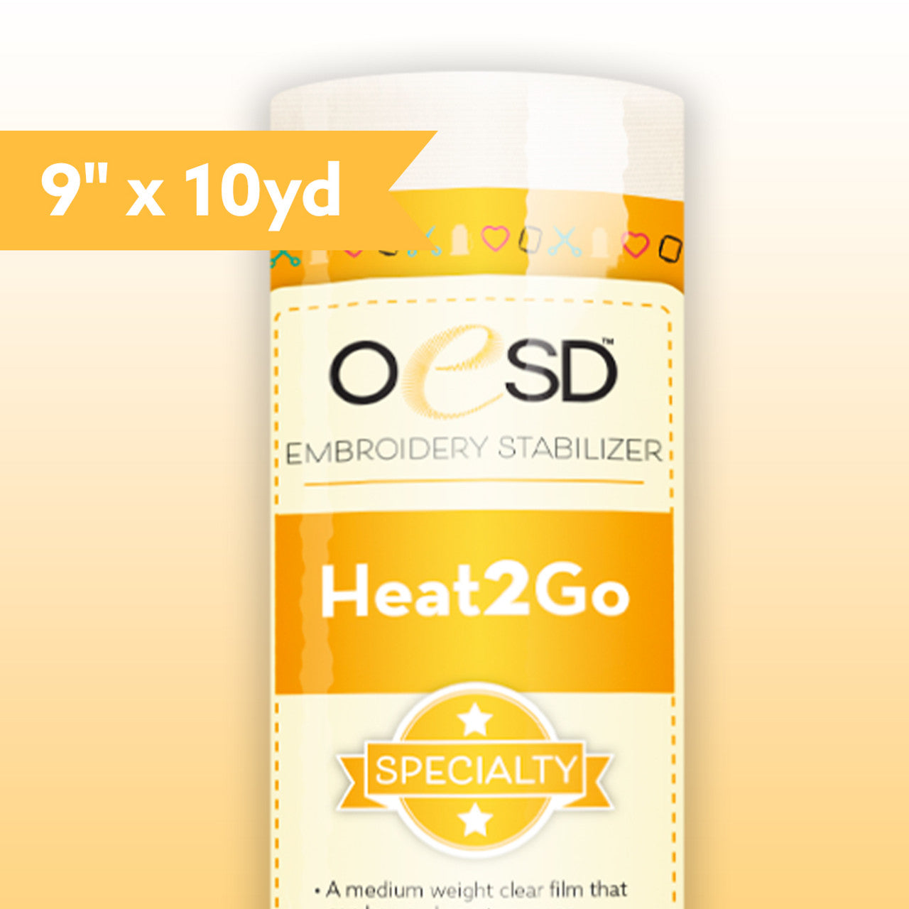 OESD - Heat2Go Topping 9" x 10 yards