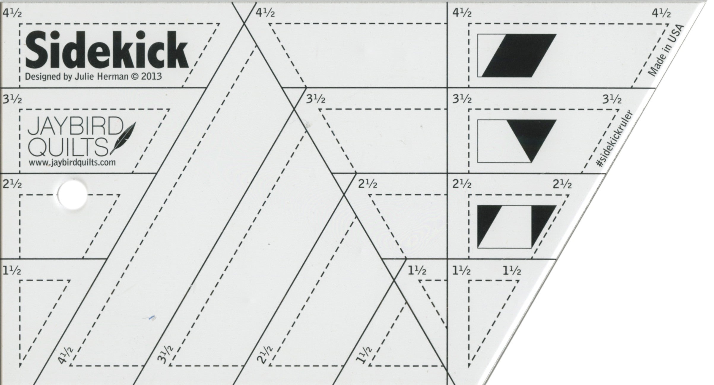 JAYBIRD QUILTS - Sidekick Ruler