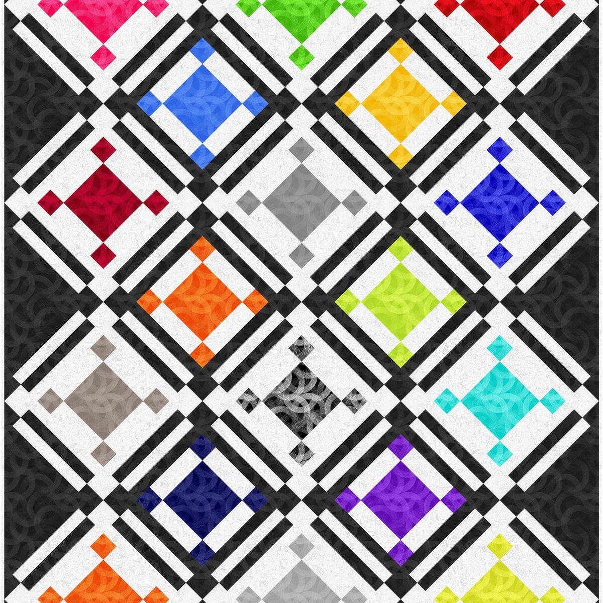 TAMARINIS - Juxtaposition Pattern – Artistic Quilts with Colors Inc.