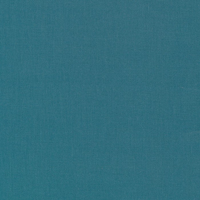 Robert Kaufman - KONA Solids -  TEAL BLUE