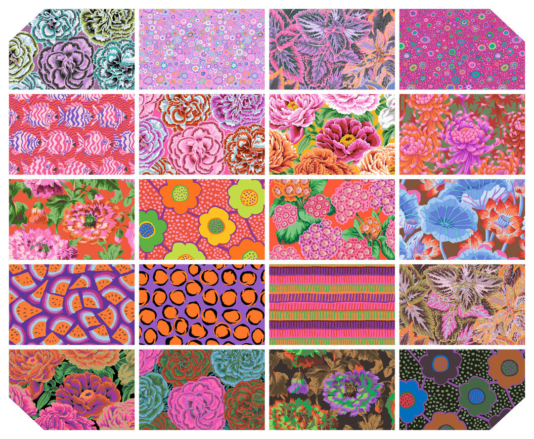 KAFFE FASSETT - KFC AUGUST 2025 - Pre-cut Bundles, Hot FB4FQGP.AUG25HOT