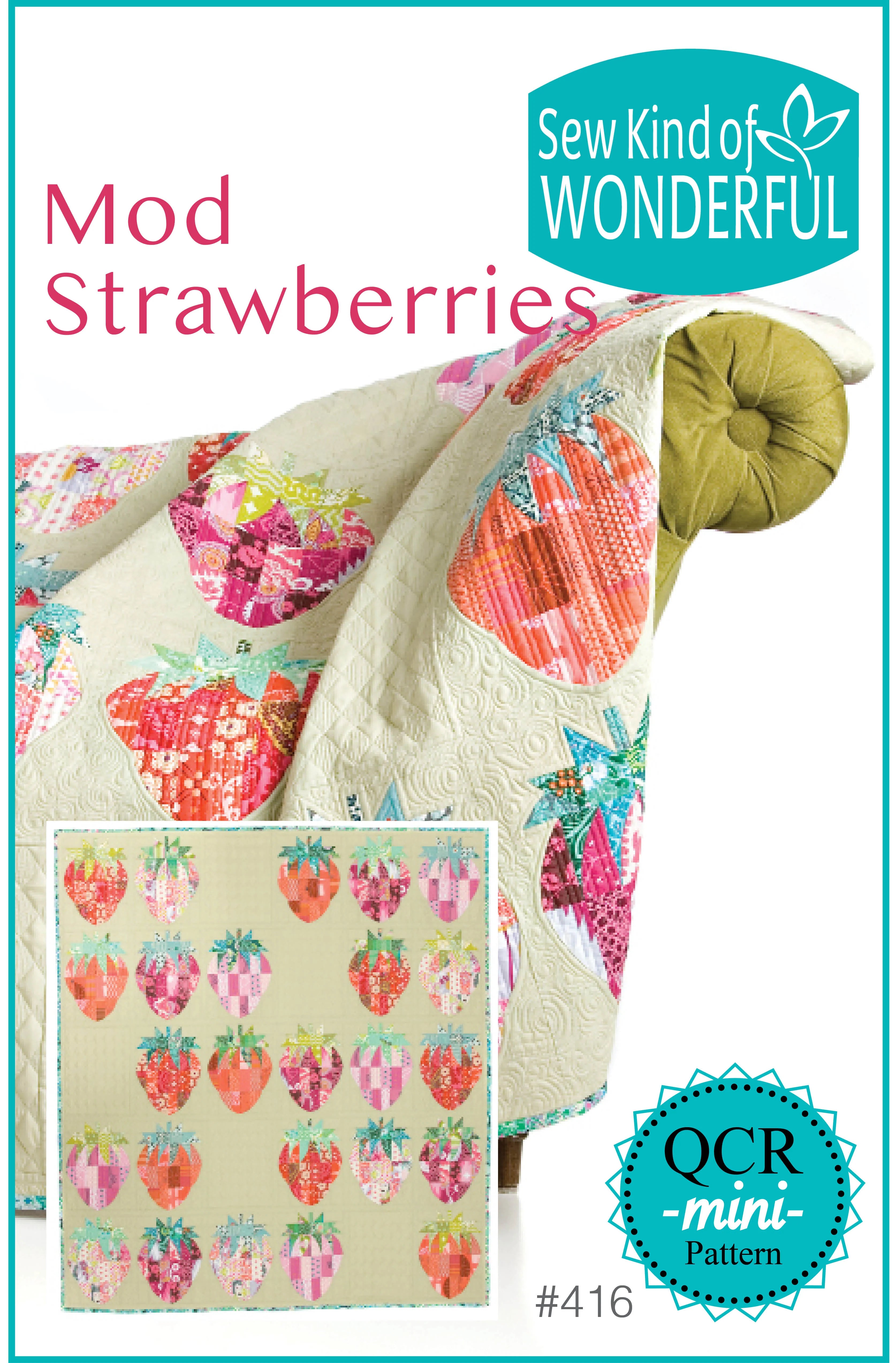 SEW KIND OF WONDERFUL - Mod Strawberries Pattern