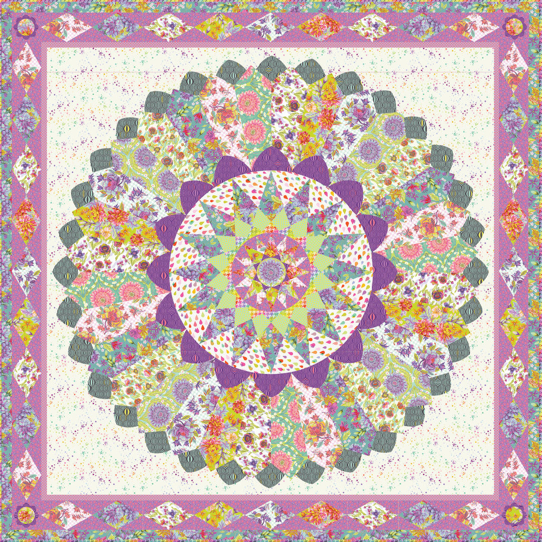 PRE-ORDER Tula store Pink- Moon Garden- Delight Quilt Kit- OCTOBER Delivery