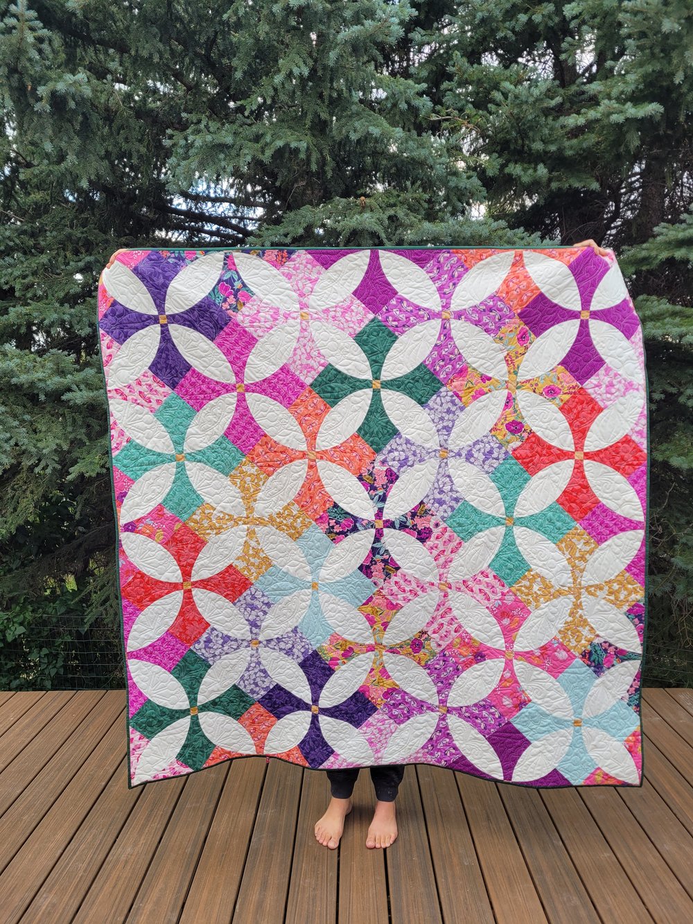 CRINKLY QUILTS - Flowering Patchwork Quilt Pattern