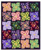 ANNA MARIA HORNER - Iconic - Garden Blooms Quilt Kit Lap