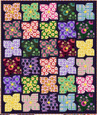 ANNA MARIA HORNER - Iconic - Garden Blooms Quilt Kit Throw