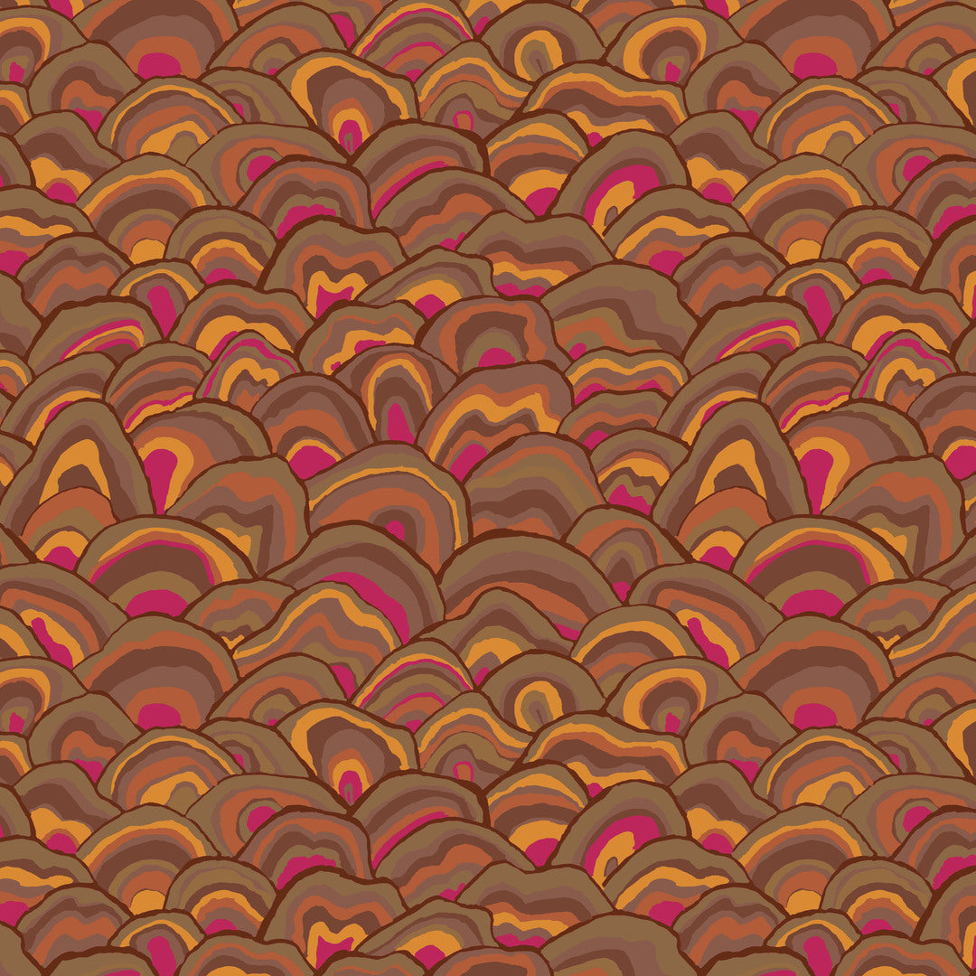 KAFFE FASSETT COLLECTIVE - AUGUST 2024 - Wobble, Brown