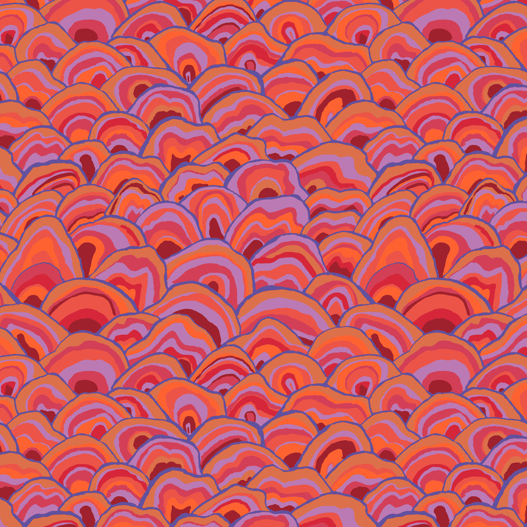 KAFFE FASSETT COLLECTIVE - AUGUST 2024 - Wobble, Red