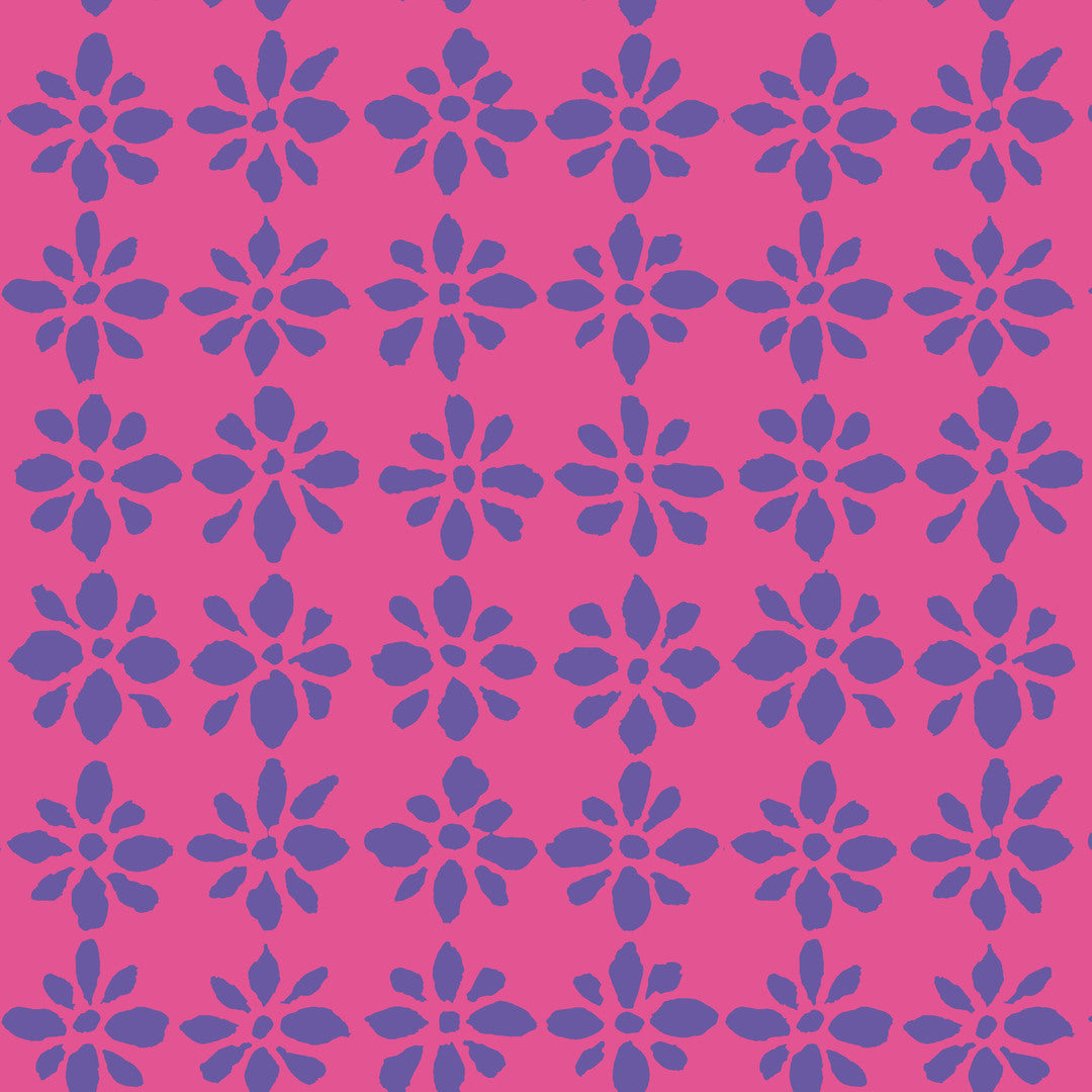 KAFFE FASSETT COLLECTIVE - AUGUST 2024 - Snow Flower, Pink