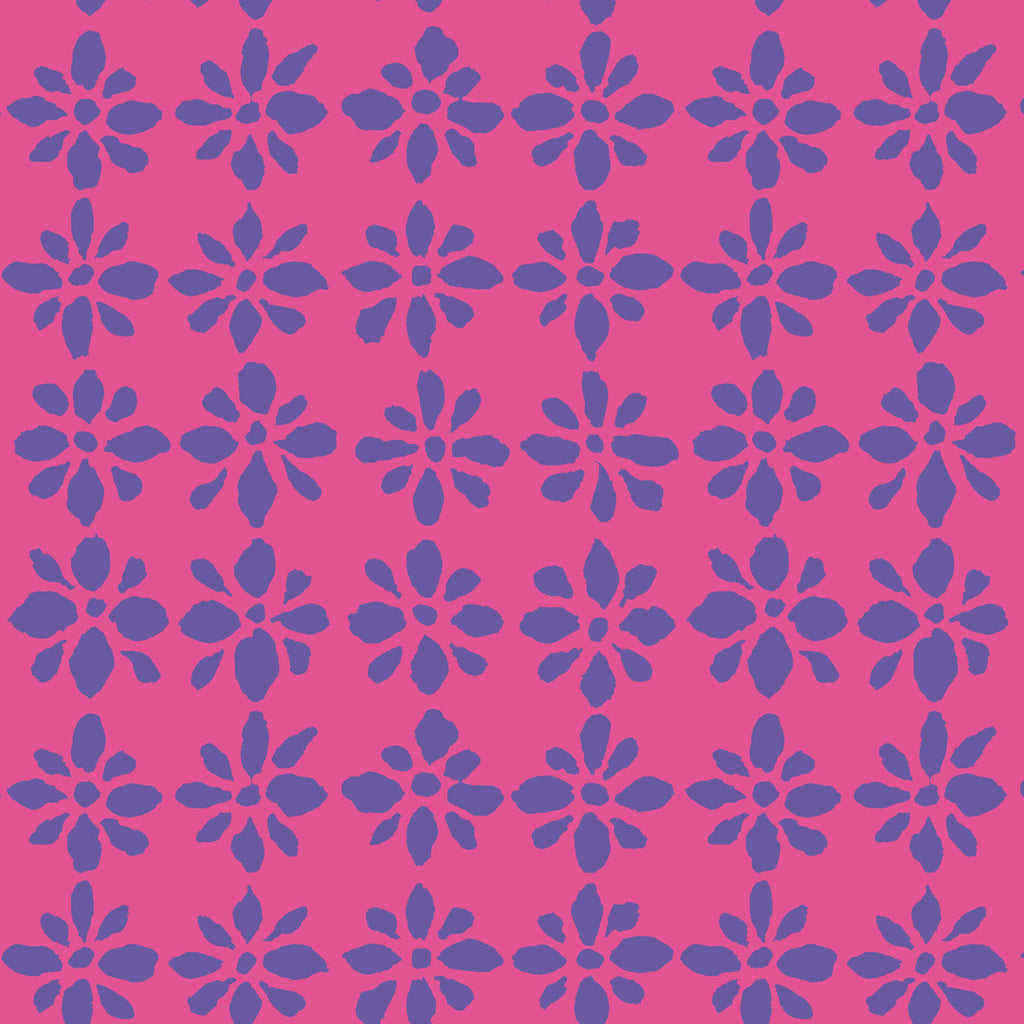 KAFFE FASSETT COLLECTIVE - AUGUST 2024 - Snow Flower, Pink