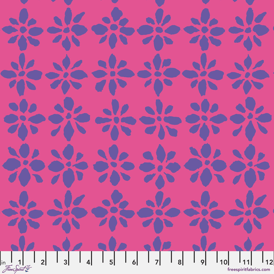 KAFFE FASSETT COLLECTIVE - AUGUST 2024 - Snow Flower, Pink