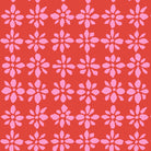 KAFFE FASSETT COLLECTIVE - AUGUST 2024 - Snow Flower, Red