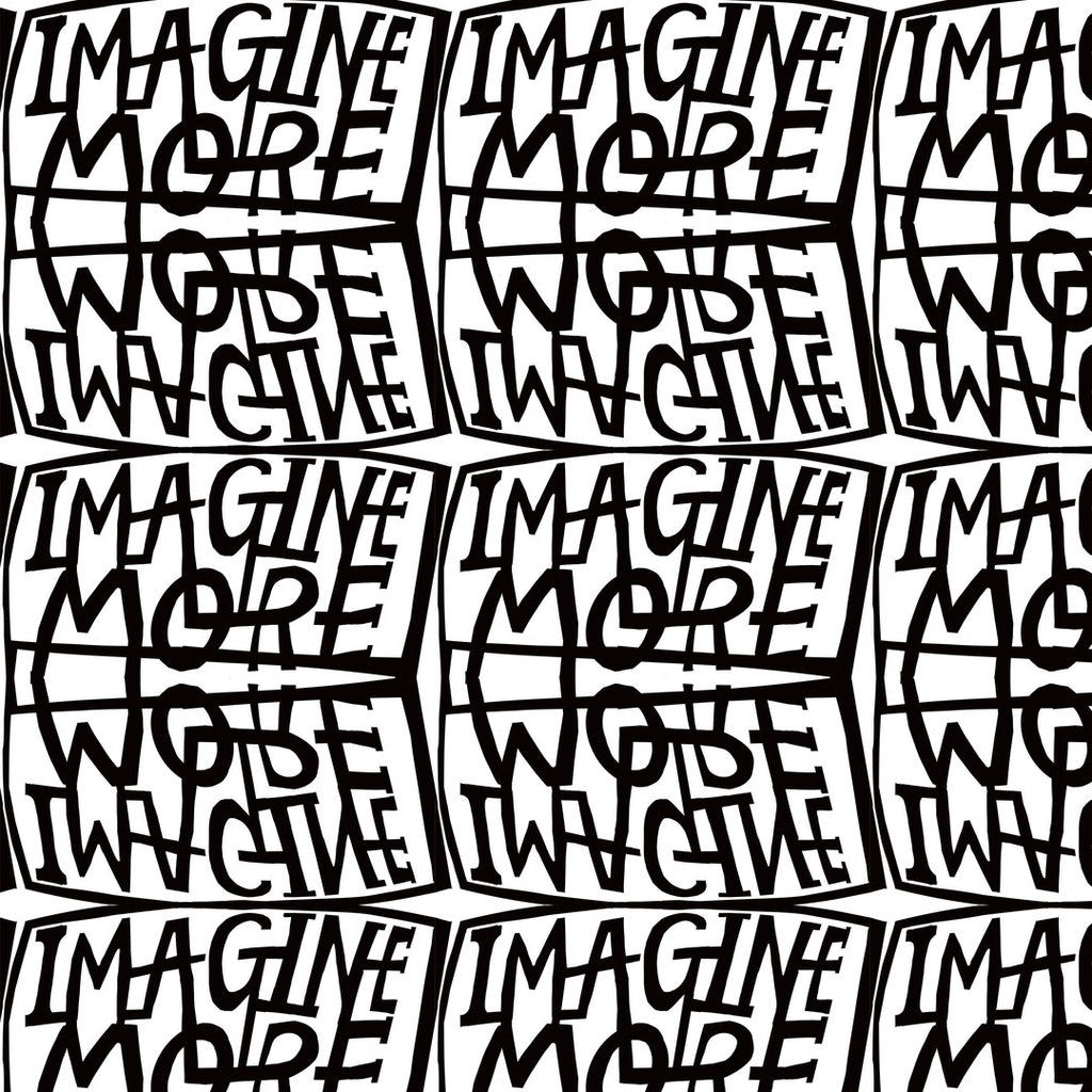 WRITING ON THE WALL - Imagine, White