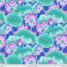 KAFFE FASSETT - KFC AUGUST 2025 - Lake Blossoms, Turquoise PWGP093.TURQUOISE