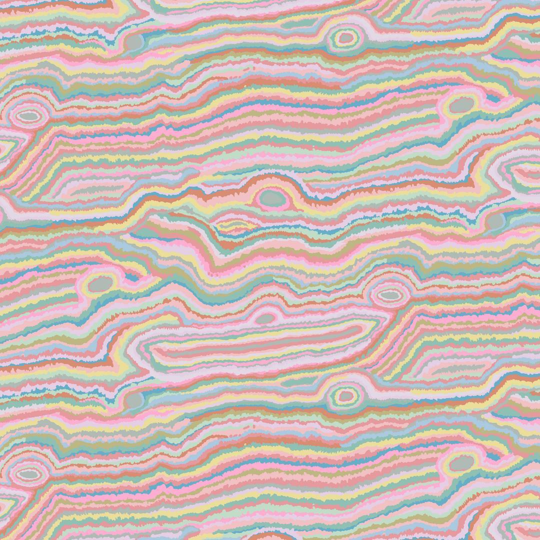 KAFFE FASSETT - KAFFE FASSET COLLECTIVE - STASH, Jupiter, Pastel PWGP131.PASTE