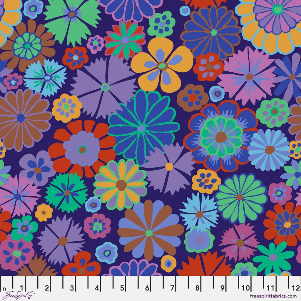 KAFFE FASSETT COLLECTIVE - AUGUST 2024 - Folk Flower, Purple