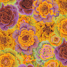 Artistic Quilts with Color Fabric Philip Jacobs for the Kaffe Fassett Collective Brassica - Orange SKU# PWPJ051.ORANG