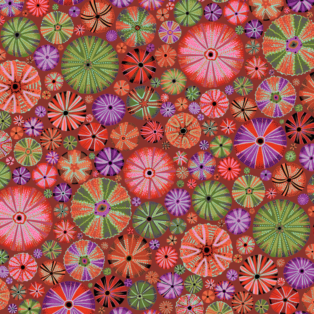 KAFFE FASSETT COLLECTIVE - AUGUST 2024 - Urchins, Red