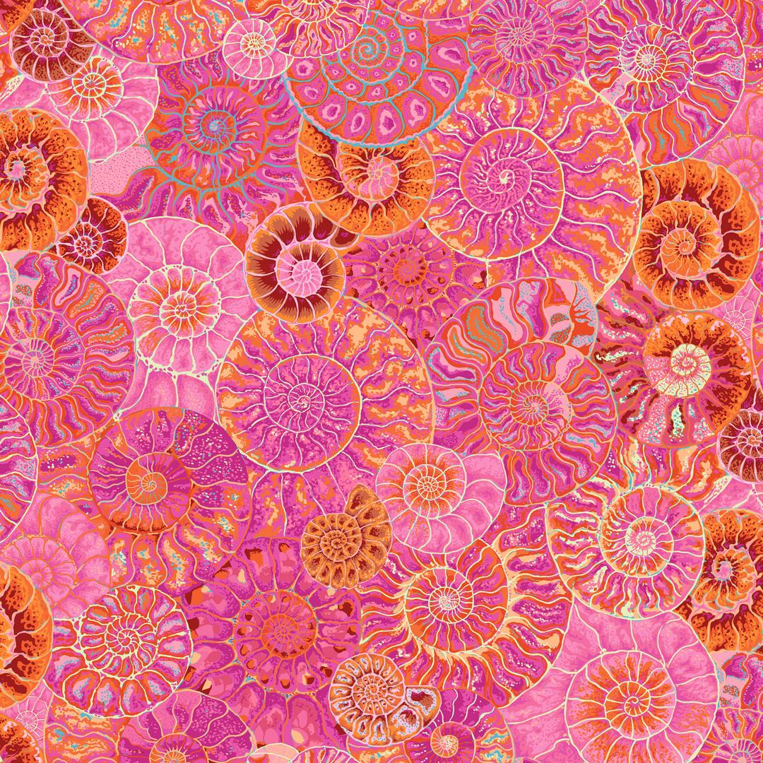 KAFFE FASSETT COLLECTIVE - AUGUST 2024 - Ammonites, Pink