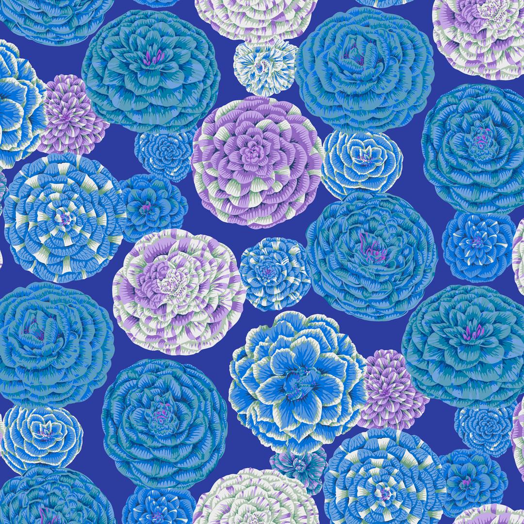 KAFFE FASSETT COLLECTIVE - AUGUST 2024 - Japonica, Blue