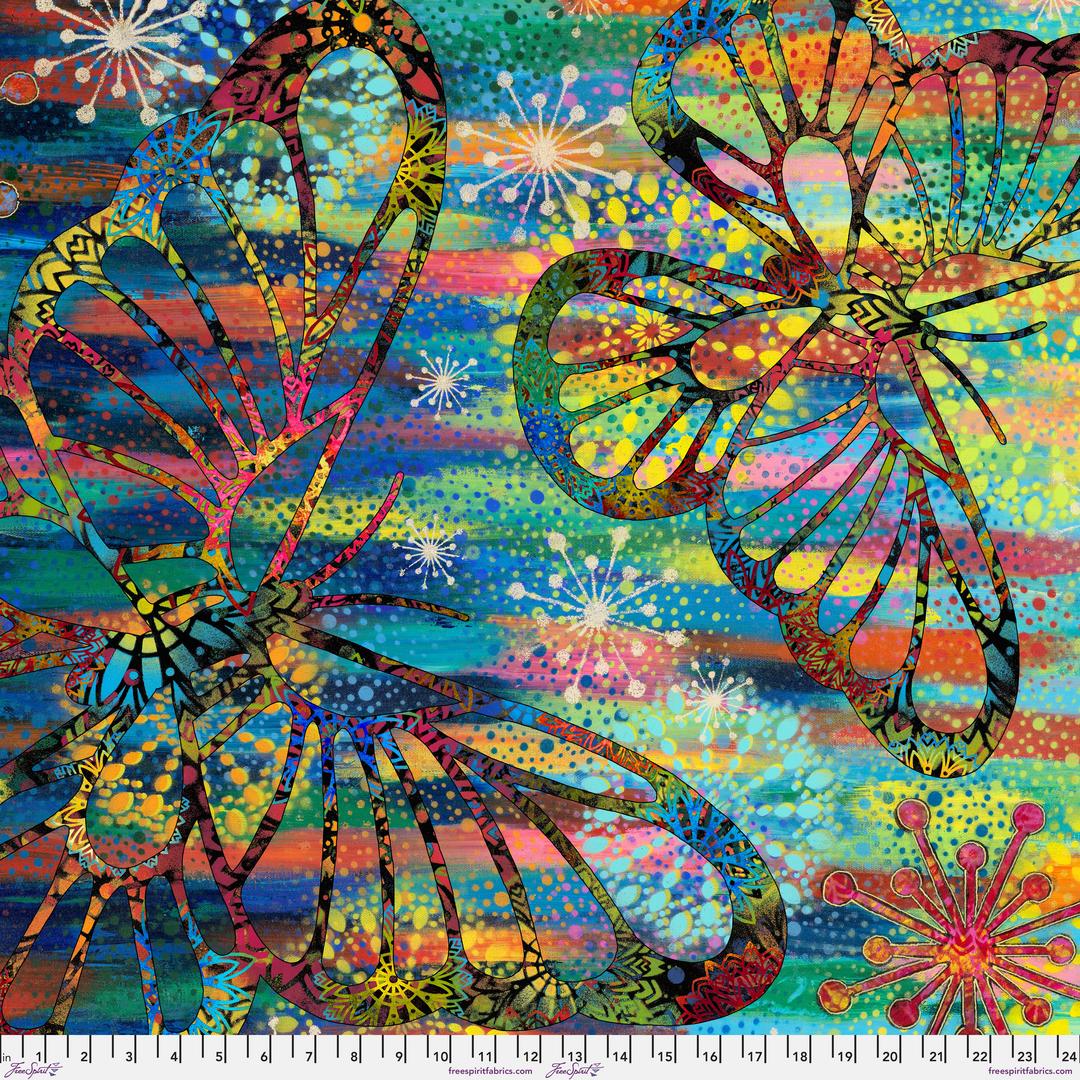 SUE PENN - BUTTERFLY FIELDS - BUTTERFLYPLAID - MULTI