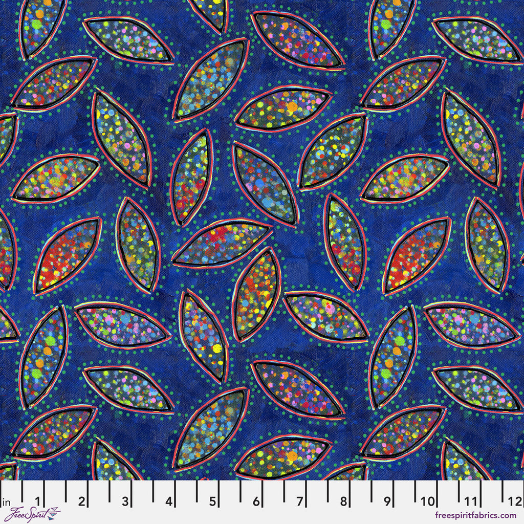 SUE PENN - PAPER TREES - Leaf Pile - Blue, Paper 