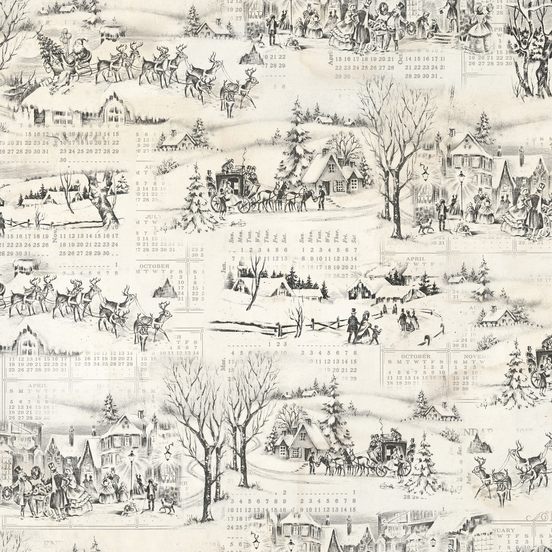 TIM HOLTZ - HOLIDAY PAST - Winter Toile, Neutral