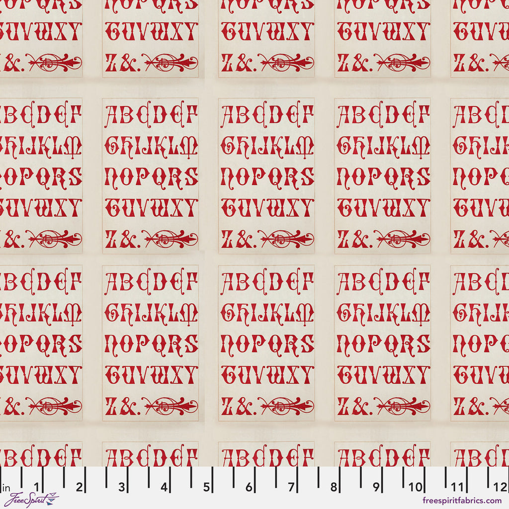 Tim Holtz - Palette Red - Red, Typography