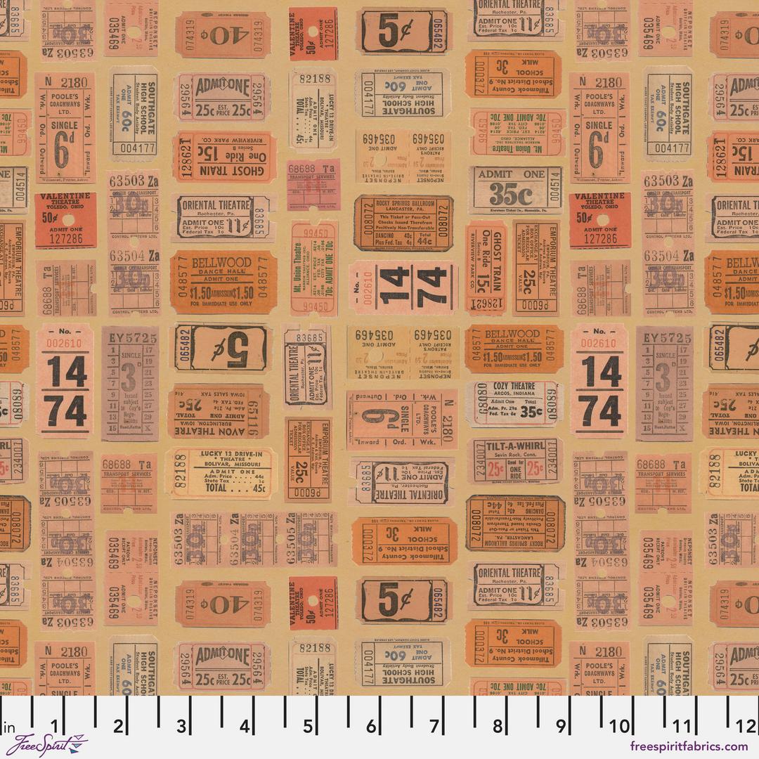 Tim Holtz - Palette Orange - Orange, Tickets 