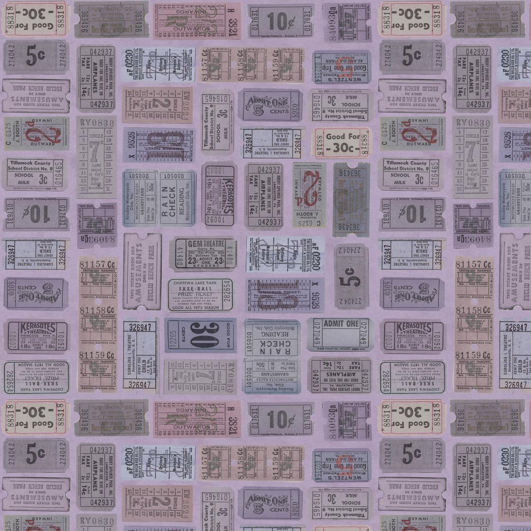 Tim Holtz - Palette Purple - Purple Tickets PWTH302.PURPLE