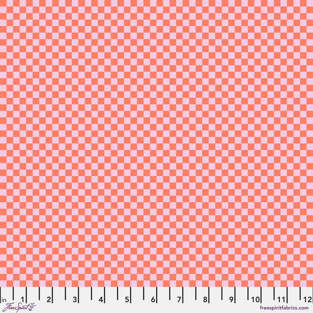 Untamed Check Please Lunar - Tula Pink - PER QUARTER METRE Untamed Check Please Lunar - Tula Pink - PER QUARTER METRE