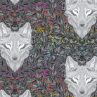 TULA PINK - Graywork - Wolf of Pink Street, Carbon PWTP256.CARBON