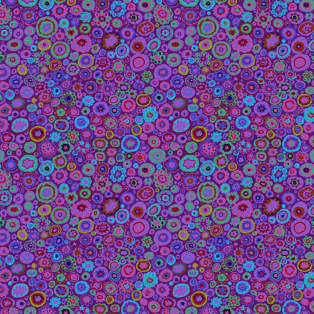 KAFFE FASSETT COLLECTIVE - Re-Order 108” Sateen Quilt Backs - Paperweight, Purple QBGP011.PURPLE