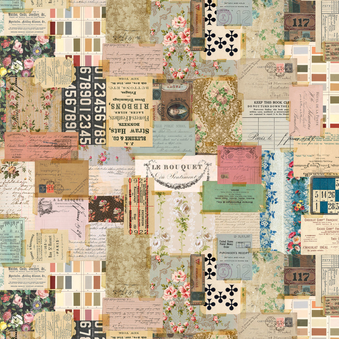 TIM HOLTZ - PALETTE COLLECTION - 108" QUILT BACK - Ephemera, Palette QBTH014.PALETTE