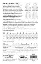 QUILTING ELSA - BYANNIE - Bella Quilted Coat Pattern QE101