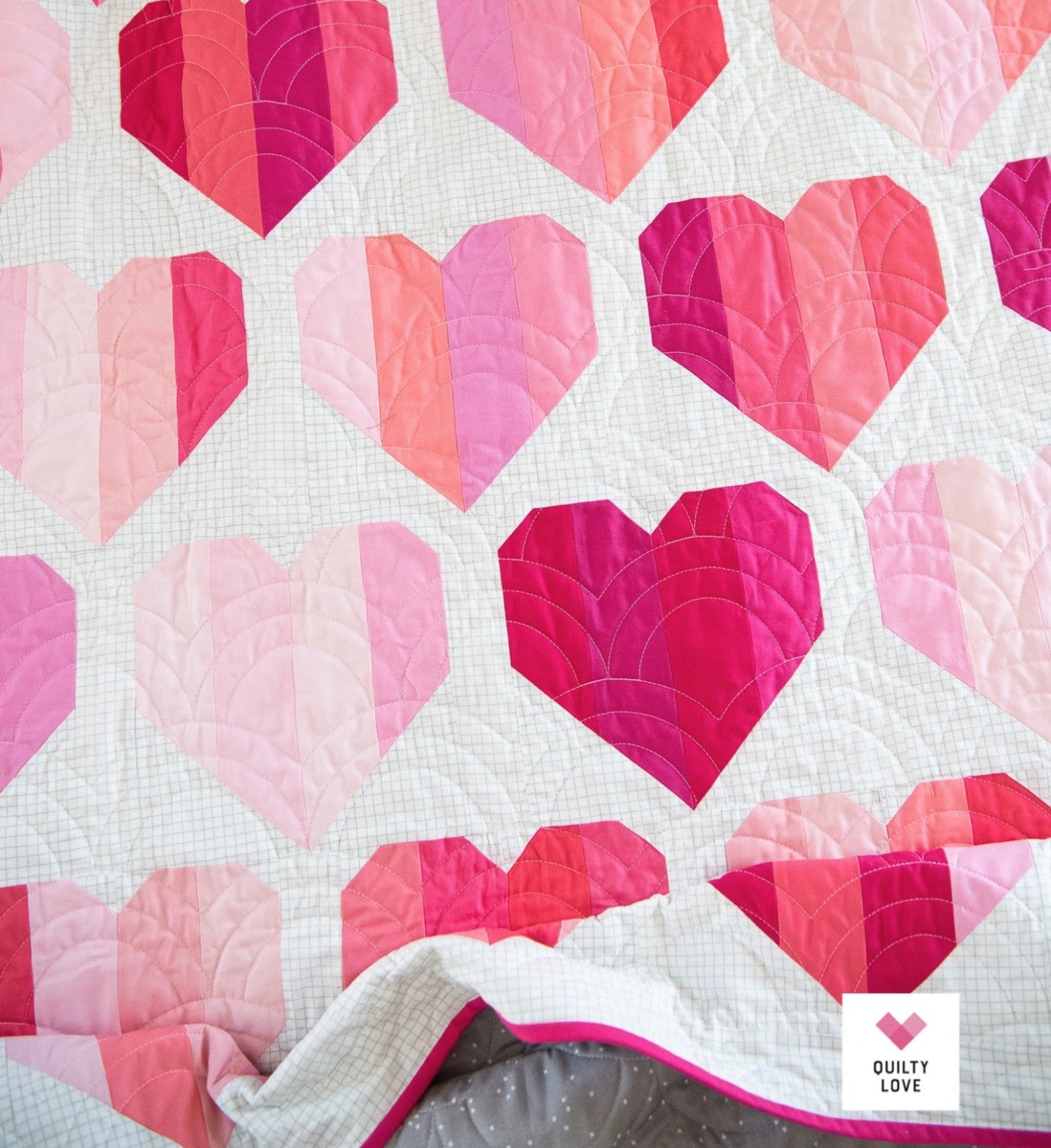 QUILTY LOVE - Infinite Hearts Quilt Pattern