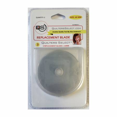 QUILTER'S Select - 60 MM Rotary Blade, Replacements 3pk