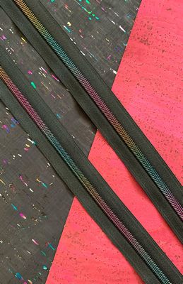 Sassafras Lane Designs - Zipper Tape with Rainbow teeth #5