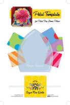 Sugar Bee Quilts - Petal Template for Petal Pop Zinnia Pillow