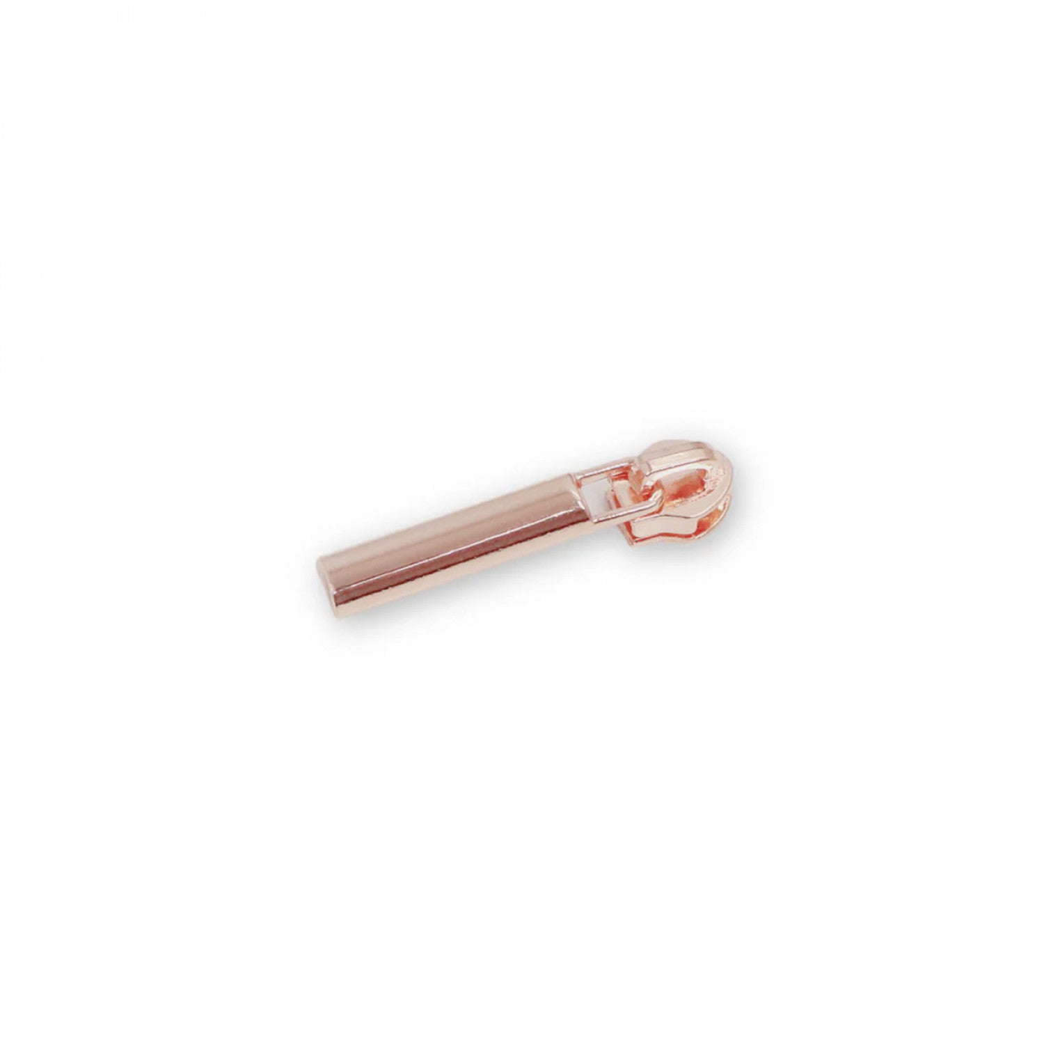 Sallie Tomato - Four #5 Half Cylinder Zipper Pulls Rose Gold STS264C