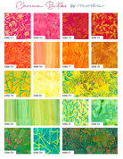 MODA FABRICS - Chroma Batiks Fat Quarter Bundle Light