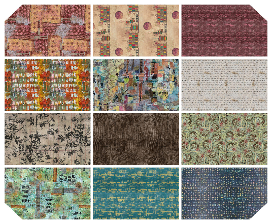 SETH APTER - LIVE OUT LOUD - 12 Fat Quarter Pack