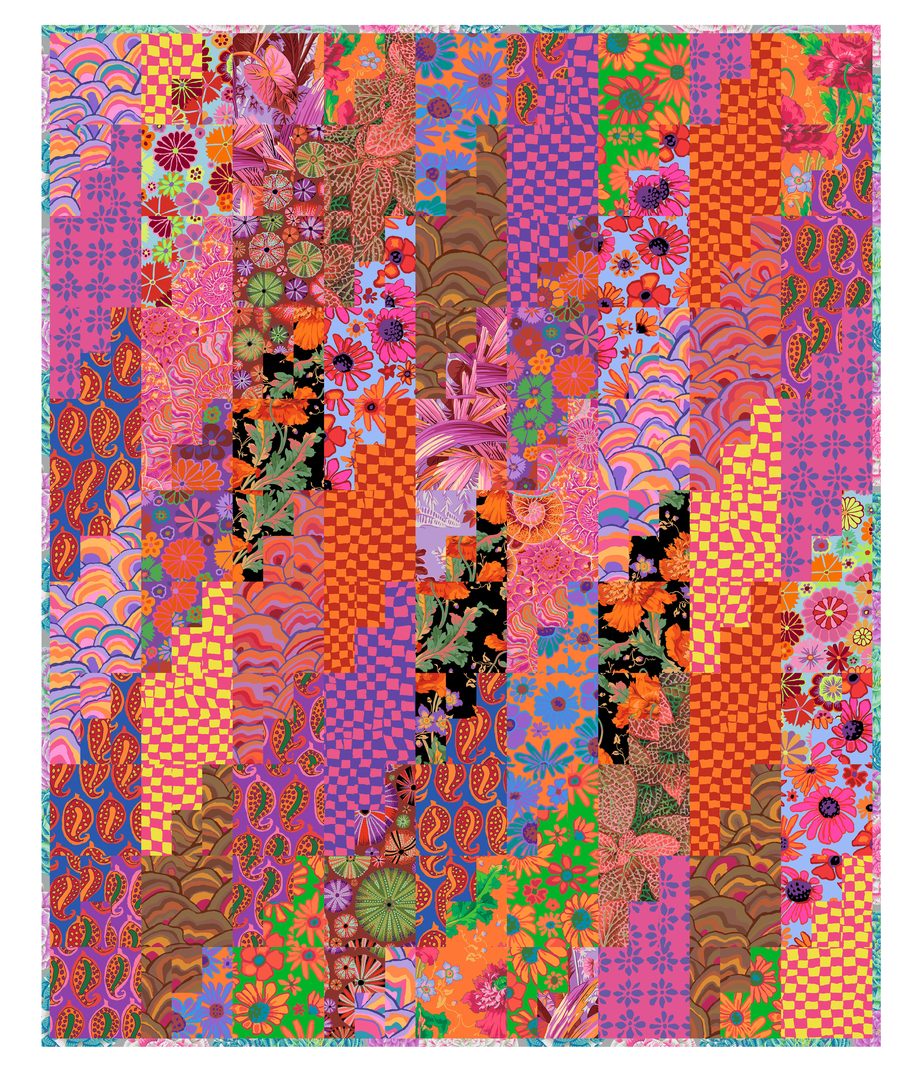 PRETTY DRESSES high quality Quilt Kit - Kaffe Fassett Collective fabrics - Pattern included