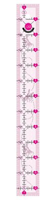 Tula Pink 1.5in x 12.5in Non Slip Bee Ruler Tula Pink 1.5in x 12.5in Non Slip Bee Ruler