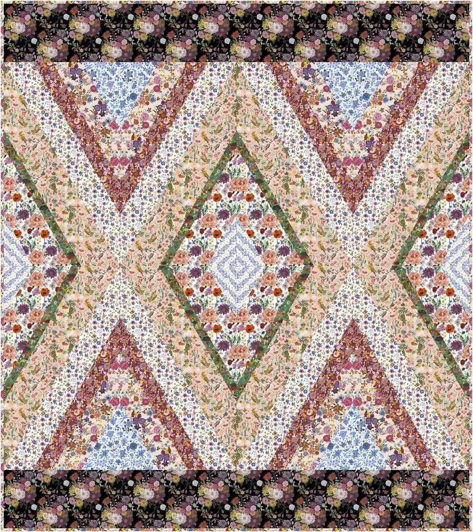 Nathalie Lété - Pastoral Symphony - Tiger's Eye Quilt Kit