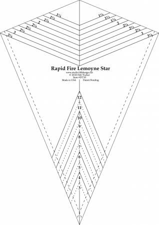 STUDIO 180 DESIGN - Lemoyne Star Ruler – Artistic Quilts with Colors Inc.