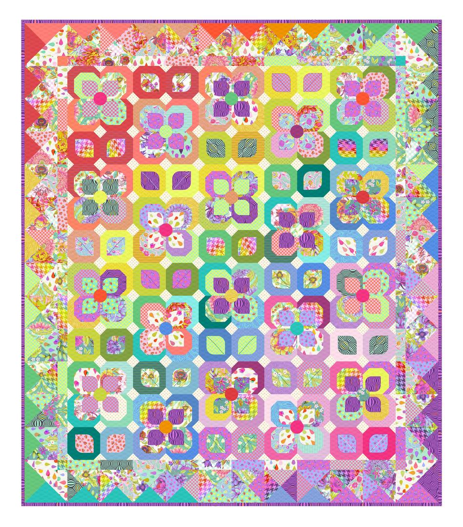 TULA PINK - UNTAMED - Untamed Garden Quilt Kit