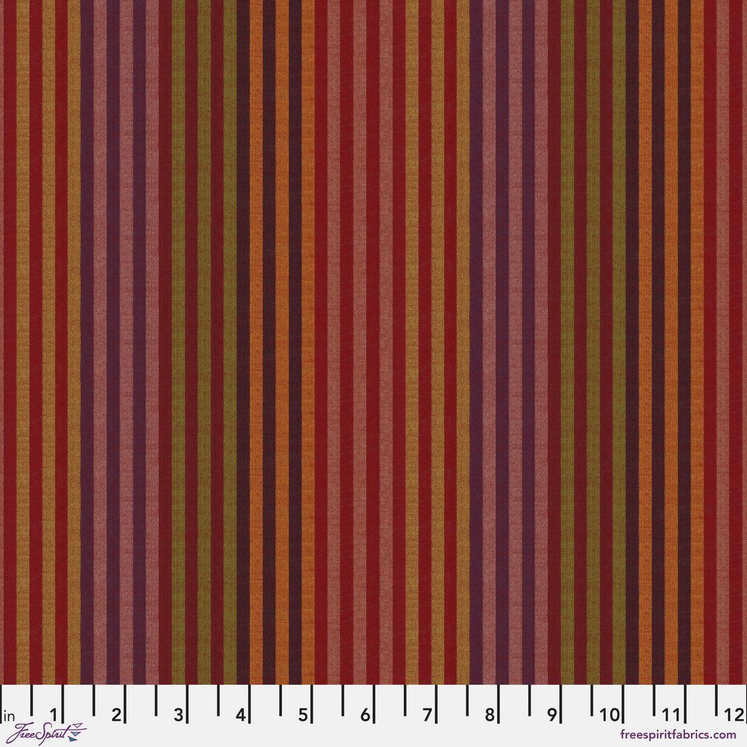 KAFFE FASSETT - Woven Stripes - Caterpillar Stripe, Earth WSGP001.EARTH